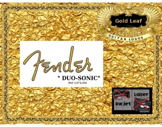 Fender Duo-Sonic Decal Guitar Waterslide #53g